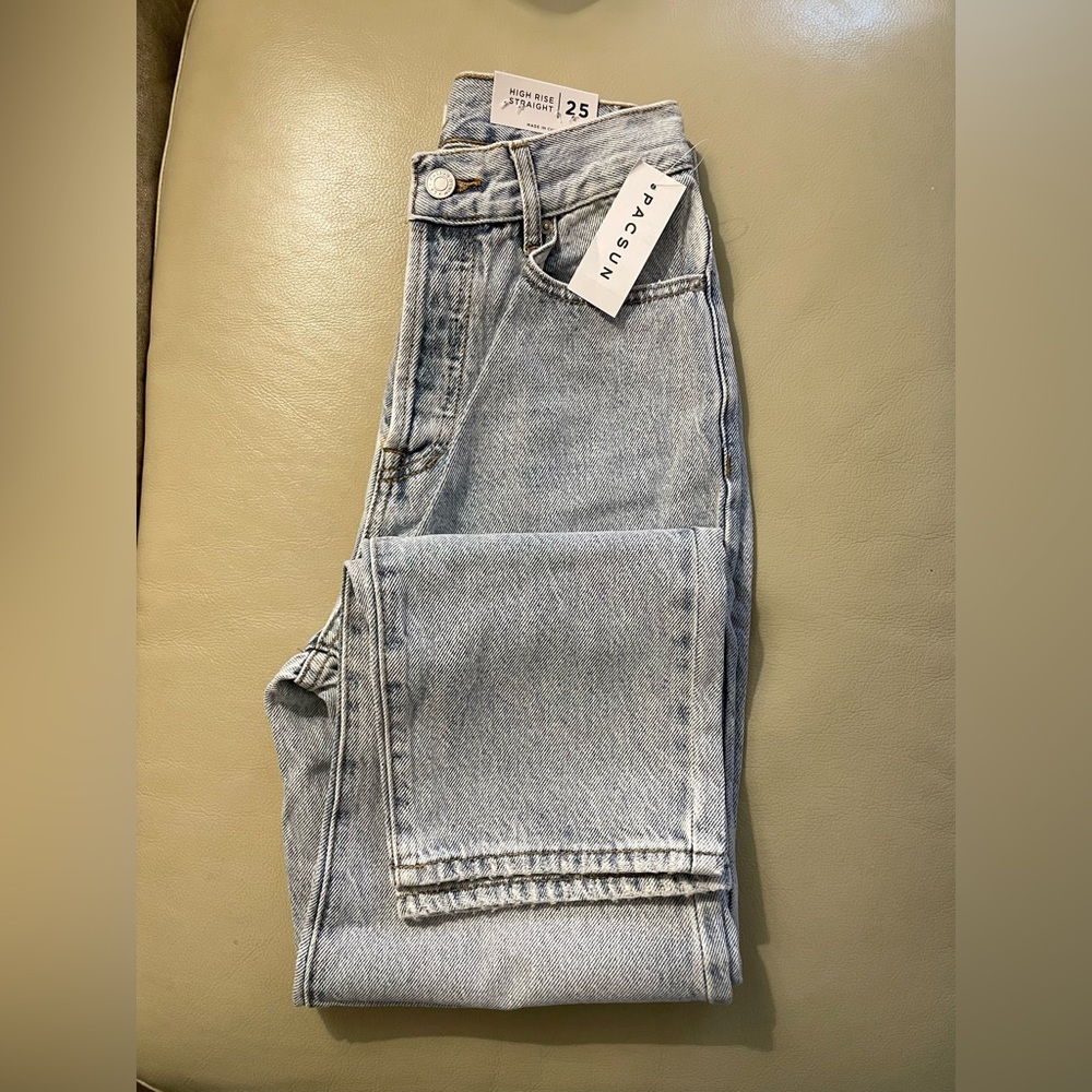PacSun button up straight jean